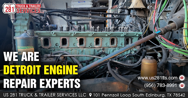 We have the best diesel mechanics for Detroit diesel engines in Edinburg and all of South Texas.