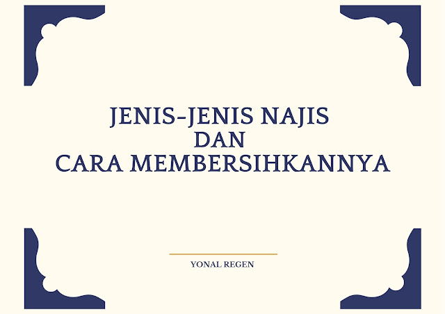 jenis-jenis najis