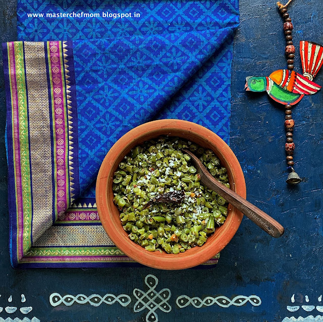 Poondu Beans Kari | Poondu Beans Poriyal Recipe