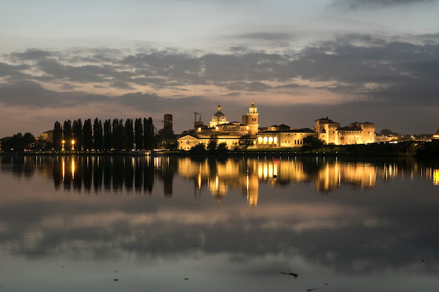 Skyline di Mantova vista dalla rocca di Sparafucile