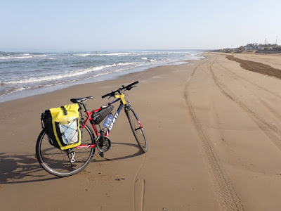 能登半島一周自転車の旅 千里浜