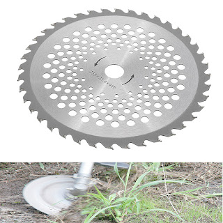 Best Saw Disk for Cutting Brush Shrubs, Smooth steel surface finish, Ideal replacement blade for brush cutter.