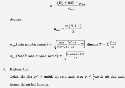 DUNIA STATISTIKA: Uji Wilcoxon – Mann Whitney -->> kasus 2 