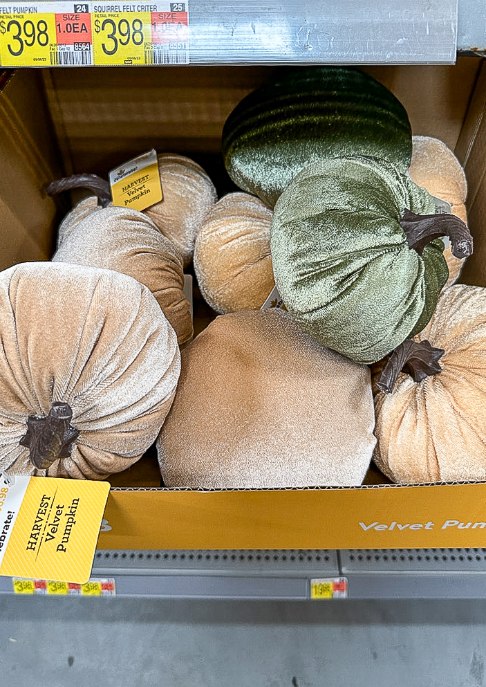 Walmart faux pumpkins