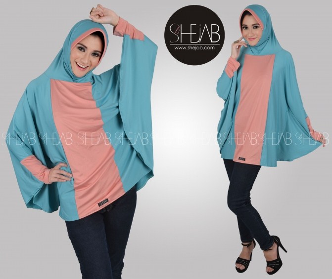model pakaian terkini fashion style baju hijab simple 