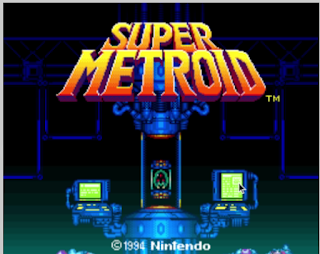 Super Metroid start screen