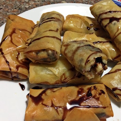 Resep Pisang Coklat/Pisang Aroma/Lumpia Pisang Coklat