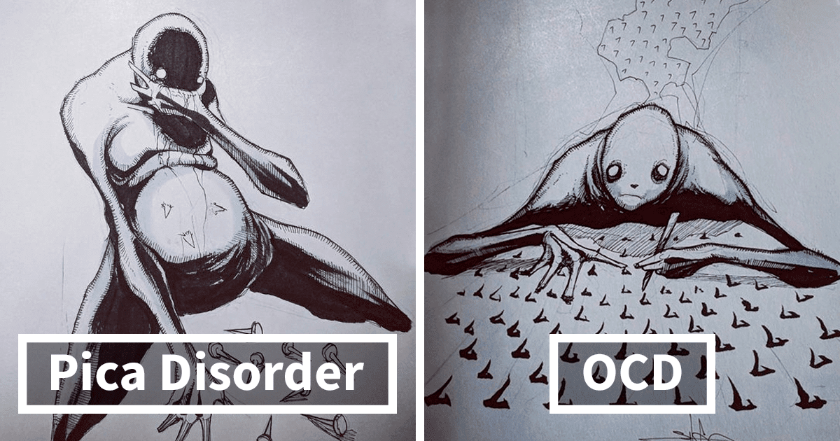 Artist Illustrates Mental Illness And Disorders To Rid Them Of Stigma