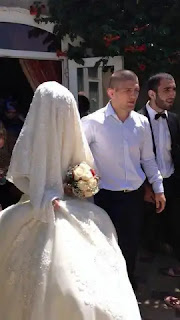 Khabib Nurmagomedov With Wife Patimat Nurmagomedova On Their Wedding 