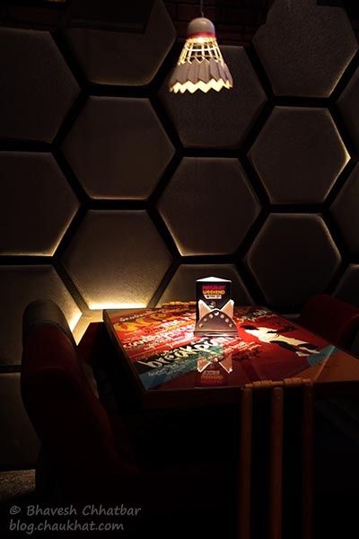 A table at Toss Sports Lounge Koregaon Park