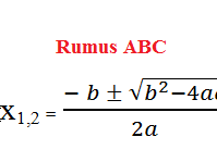 Cara Melengkapkan kuadrat sempurna dan Rumus ABC