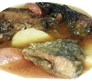 Tilato potato tilapia fish curry recipe