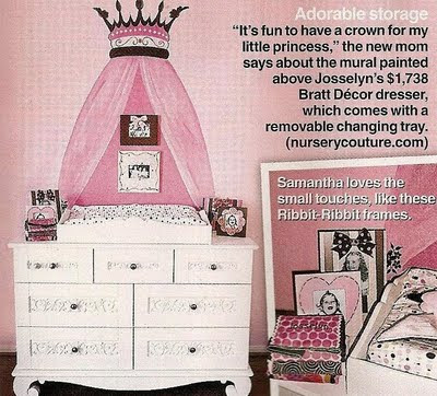 baby girl nursery. the little aby girl (and