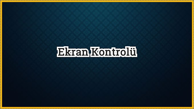 [Unity3D] Parmakla Ekranı Kontrol Etme