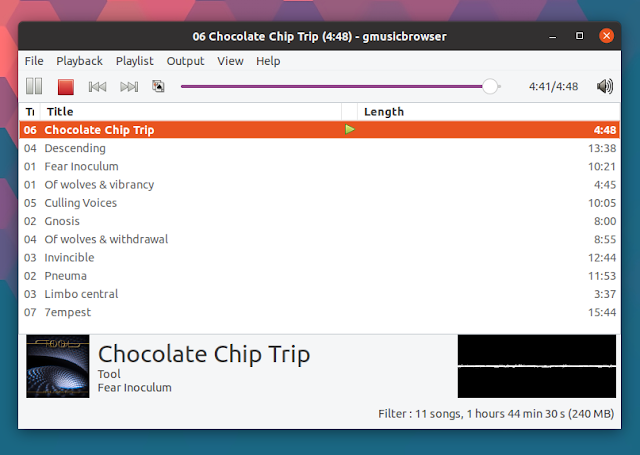 gmusicbrowser audacious layout