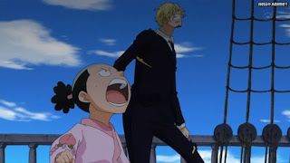 ワンピースアニメ ドレスローザ編 655話 モモの助 サンジ | ONE PIECE Episode 655