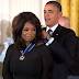 PHOTO: Oprah Winfrey awarded highest civilian honour by President Obama