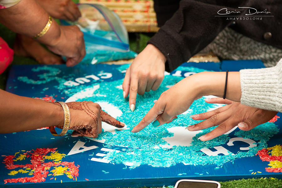 Punjabi Hindu Wedding Rituals Photography Indian Marriage Pictures Edmonton YEG Canada Maiyan Rangoli