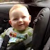 Cute Baby Fighting Sleep.