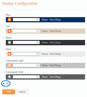 Remove Blogger Navbar Tips and Tricks