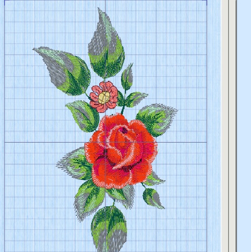 Embroidery created in Premier +2 Embroidery Ultra Software