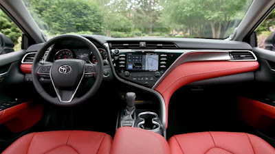 toyota camry xse 2018 red interior