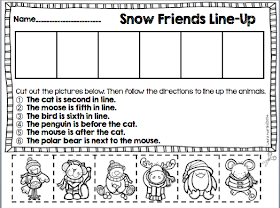 http://www.teacherspayteachers.com/Product/Ordinal-Numbers-and-Postional-Words-1606820