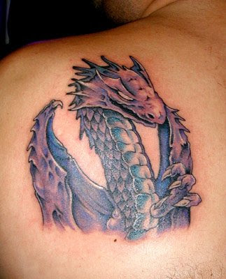 Dragon Tattoo SciFi and Fantasy Art: Dragon Tattoo