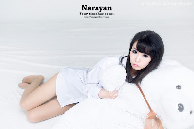 Im-Soo-Yeon-White-Dress-Shirt-06-very cute asian girl-girlcute4u.blogspot.com