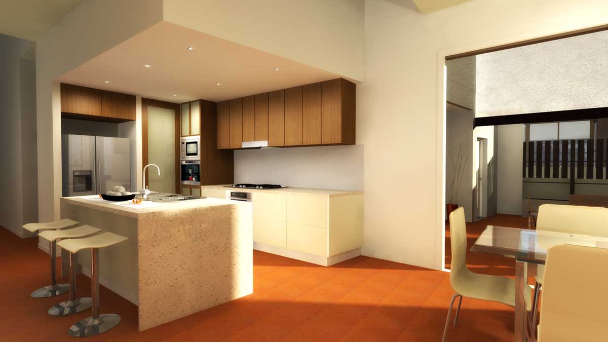 Bar Style Kitchen