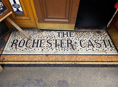 rochester castle pub mosaic stoke newington london