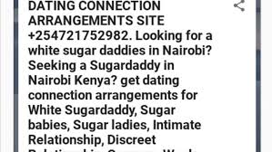 sugar daddy contacts,sugar babies kenya,sugar mummy in kenya,white singles in Kenya.SUGAR DATING CONNECTION SITE +254721752982.we do dating connection to kenya sugar daddy,sugar babies kenya,sugar mummies nairobi white singles in Kenya.for connection text the word "sugar dating " to +254721752982 . Nairobi, Kenya.