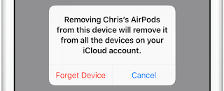 how to unpair airpods on iPhone