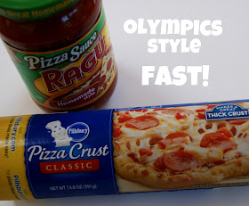 Olympics Flag Pizza Dinner @michellepaigeblogs.com