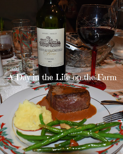 Cahors wine with Steak Diane