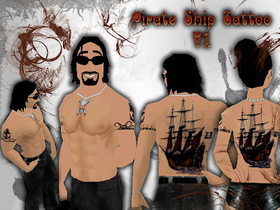 pirate ship tattoos. Pirate Ship Tattoo -CnT-