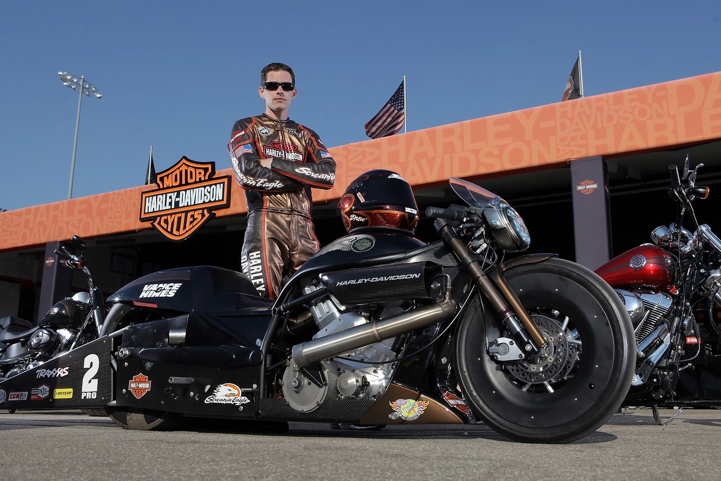 Racing Cafè Harley Davidson V Rod Drag Racing NHRA Pro 