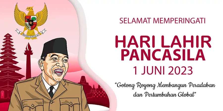 download spanduk hari lahir pancasila 2023 gratis