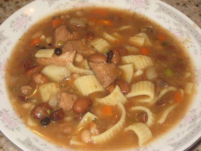 Articole culinare : Supa Tuscana cu carne de pork