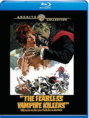 Covert art for Warner Archive's THE FEARLESS VAMPIRE KILLERS Blu-ray!