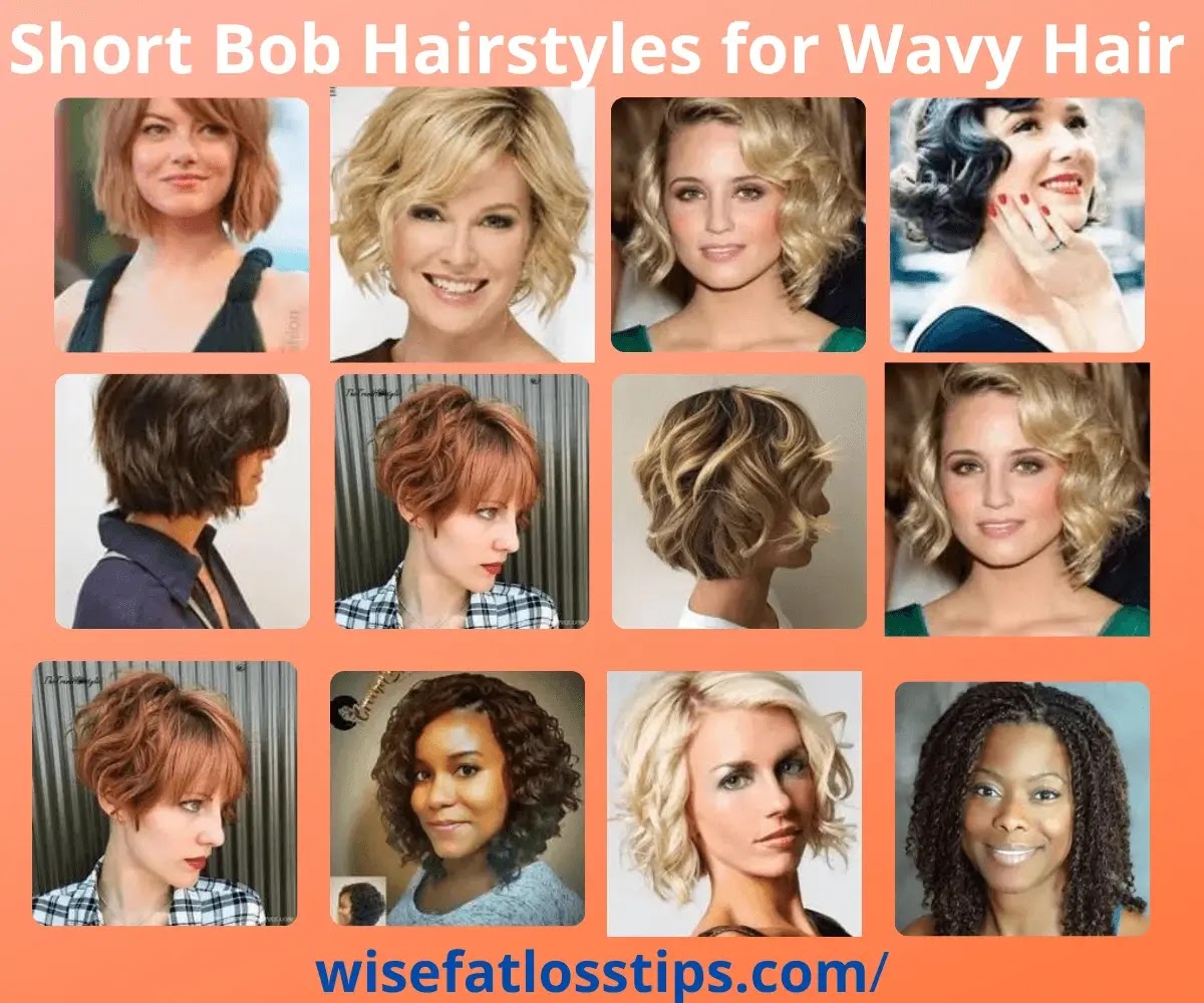 Short Bob Hairstyles for Wavy Hair