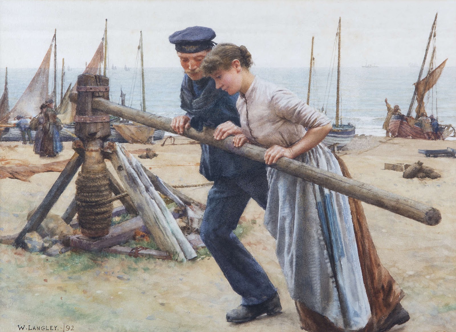 Walter Langley At Capstain 