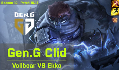 Gen G Clid Volibear JG vs Ekko - KR 10.13