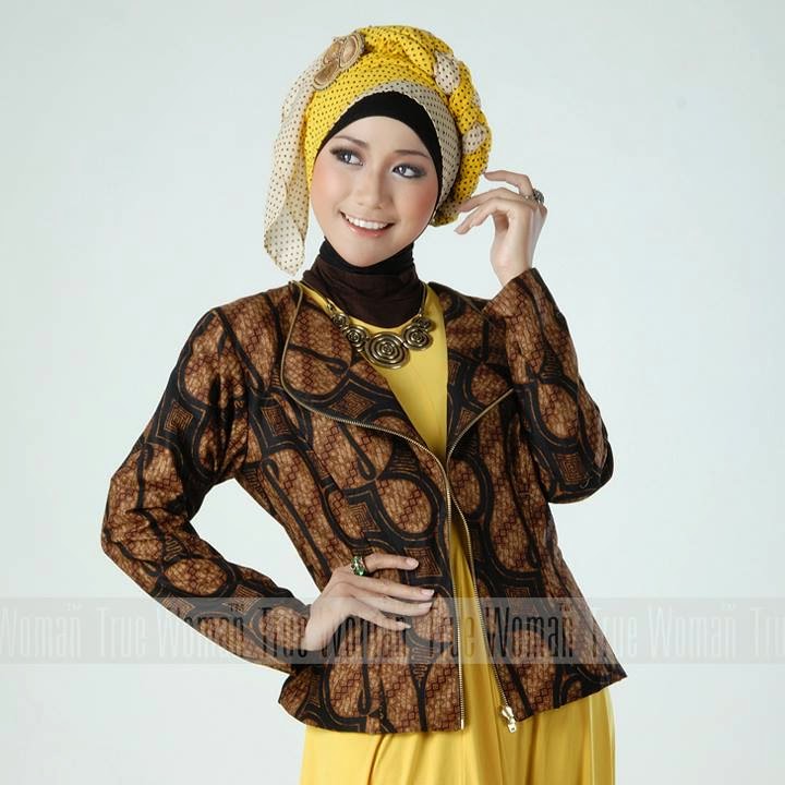 10 Baju  Kantor  Batik  Wanita  Muslimah  Modern 2021 Model  