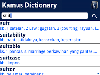 Kamus Dictionary Indonesia v2.1.4 for BlackBerry