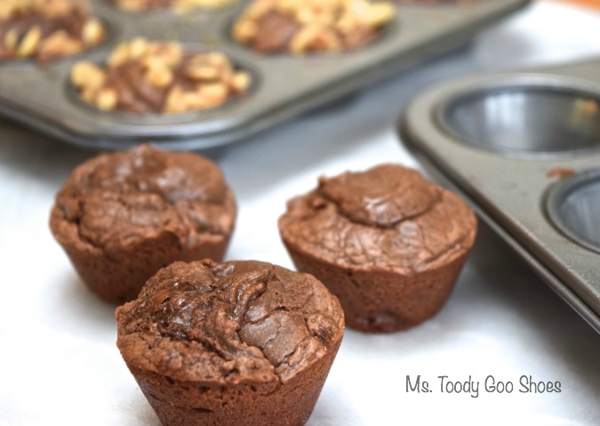 Nutella Brownies - Only 4 ingredients! Easiest bake-from-scratch recipe I've made...They take less than 5 minutes to prepare :) Ms. Toody Goo Shoes #Nutella