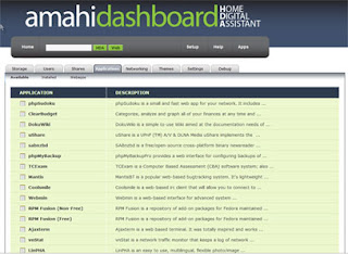 Amahi dashboard