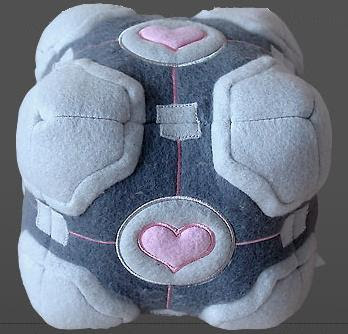 Weighted Companion Cube Plush