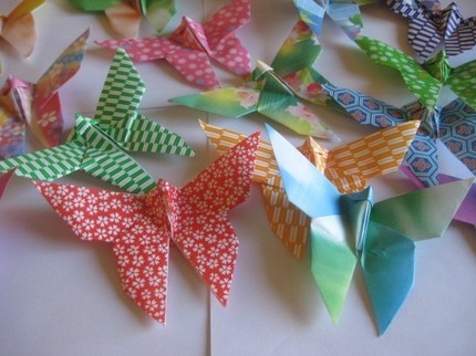 how to origami butterfly. Etsy Find: Origami Butterflies