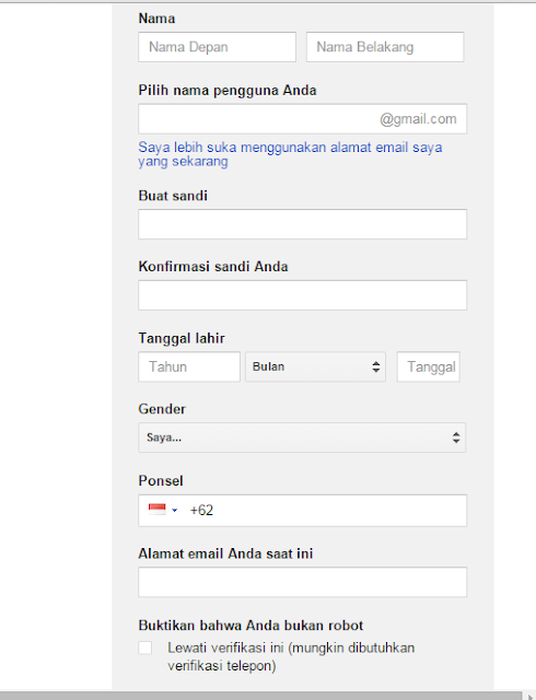 Cara membuat Gmail 2016 Mudah